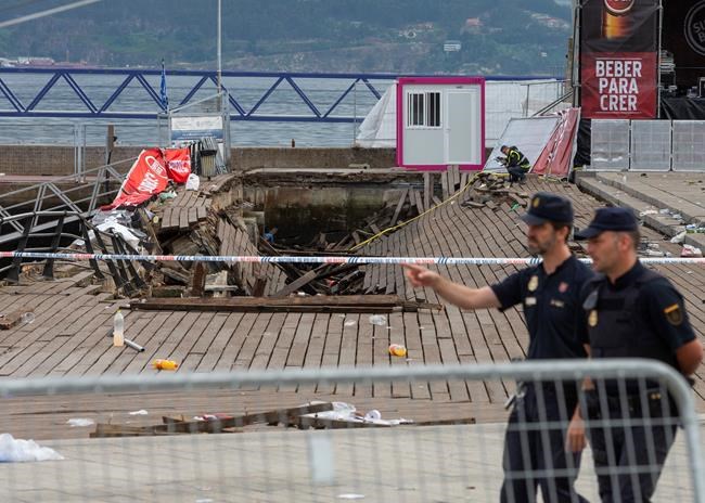 Boardwalk collapses in Spanish city during concert, 313 hurt | iNFOnews.ca