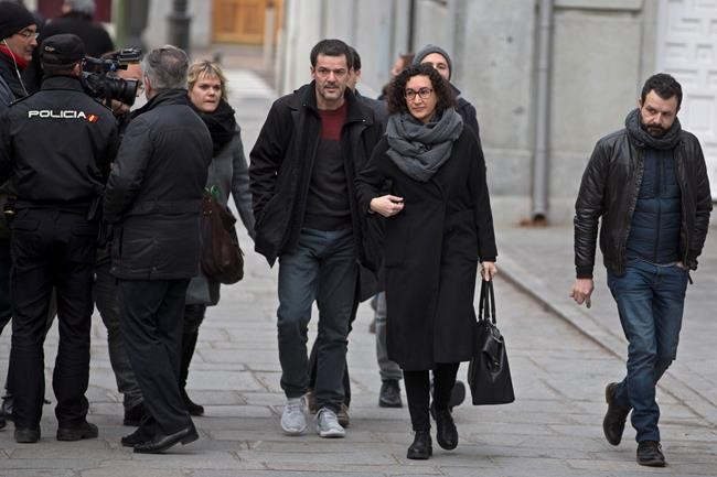 Catalan politicians in Spanish court in secession probe | iNFOnews.ca CP509887801