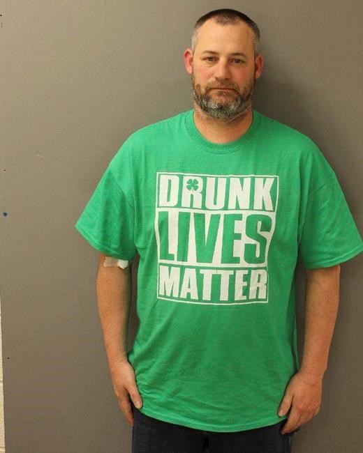 Man in Drunk Lives Matter shirt charged with drunken driving | iNFOnews.ca