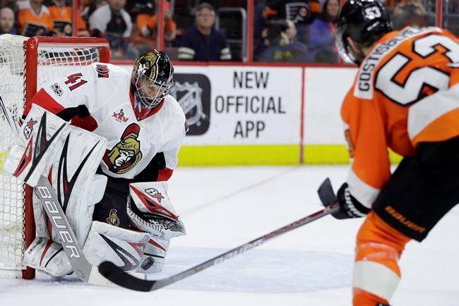 Weal leads Flyers past Senators 3-2 in shootout | iNFOnews.ca CP253564177
