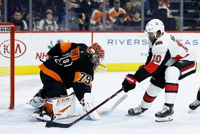 Laughton leads Flyers past Senators 4-3 in chippy game | iNFOnews.ca CP900053518