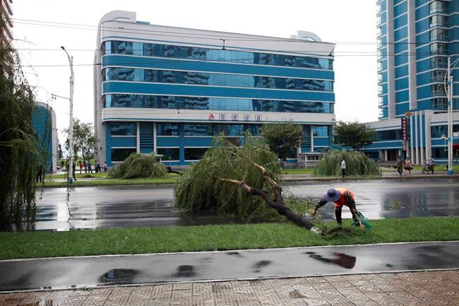 Typhoon damages buildings, floods roads on Korean Peninsula | iNFOnews.ca Typhoon damages buildings, floods roads on Korean Peninsula | iNFOnews.ca