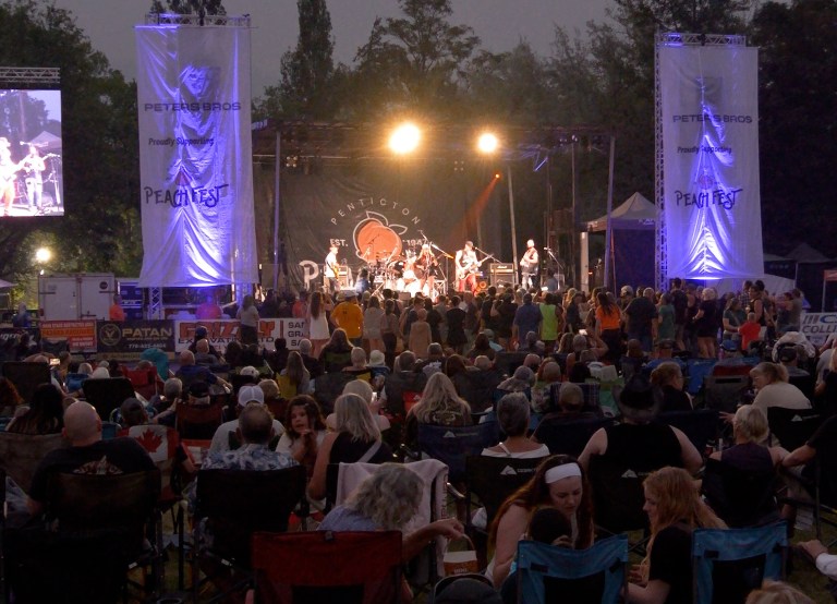 iN VIDEO: Penticton Peachfest wraps up first night with performance from Bif Naked | iNFOnews.ca