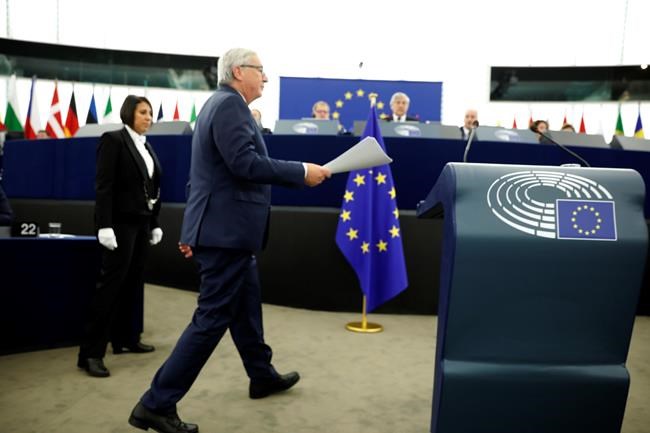 The Latest: EU chief says his job should go in streamlining | iNFOnews.ca