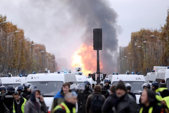 The Latest: Macron condemns violence at French protests | iNFOnews.ca