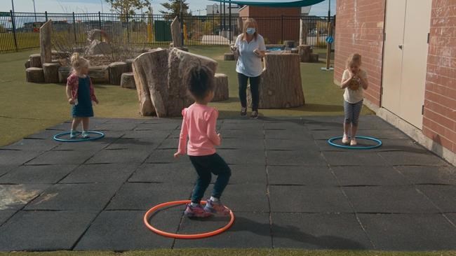 Daycares find unique ways to teach physical distancing to young kids | iNFOnews.ca