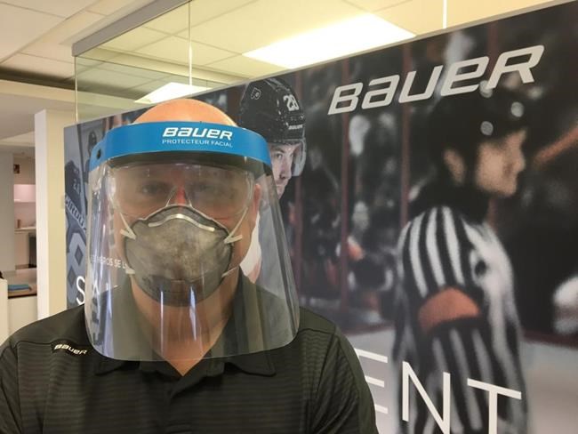 Hockey gear manufacturer to switch from protecting players to medical staff | iNFOnews.ca