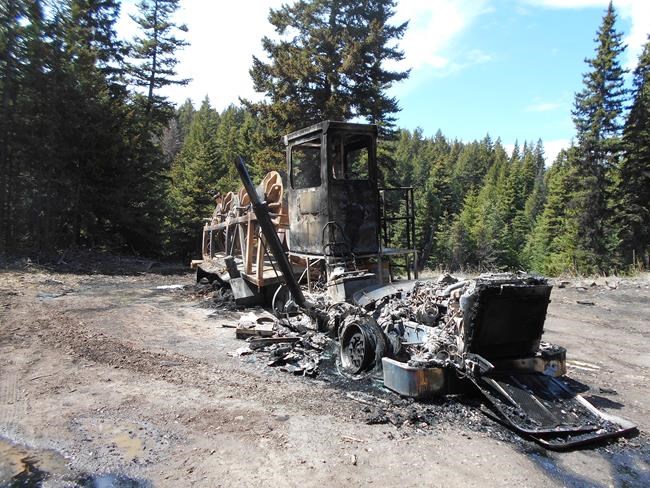RCMP investigating burned truck, theft of fuel at Trans Mountain work site | iNFOnews.ca RCMP investigating burned truck, theft of fuel at Trans Mountain work site | iNFOnews.ca