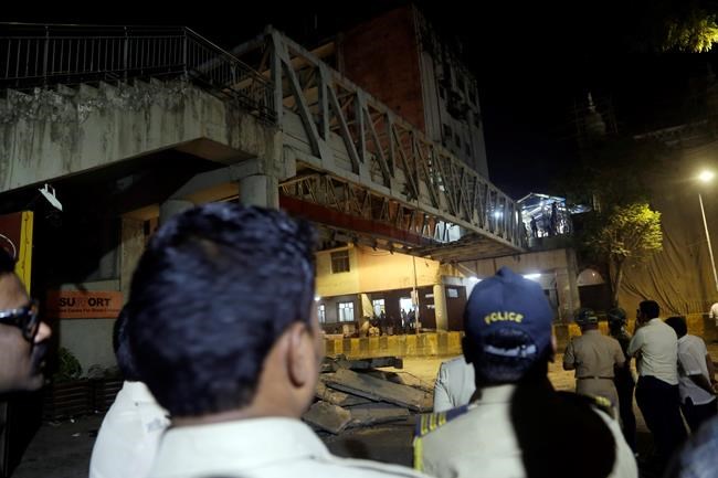 Pedestrian bridge collapses in Mumbai, 5 killed and 36 hurt | iNFOnews.ca Pedestrian bridge collapses in Mumbai, 5 killed and 36 hurt | iNFOnews.ca