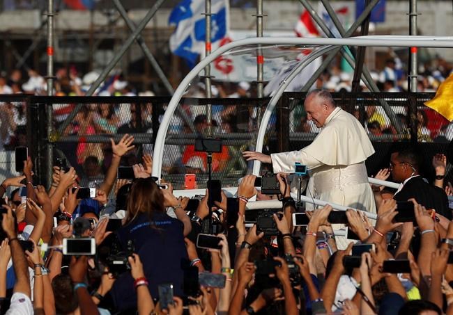 The Latest: Pope departs for Rome, ending Panama visit | iNFOnews.ca