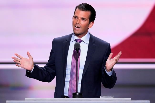 The Latest: Trump son says nothing's impossible for his dad | iNFOnews.ca The Latest: Trump son says nothing's impossible for his dad | iNFOnews.ca