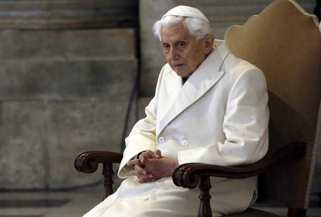 Retired pope offers final reflections on papacy, Francis | iNFOnews.ca