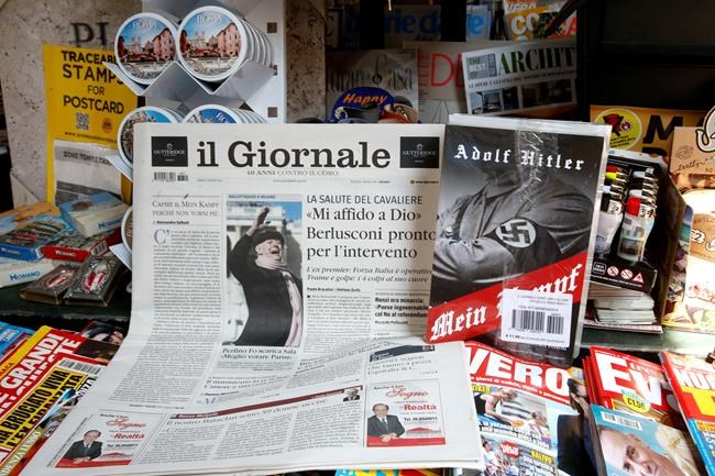 Italian daily publishes Hitler's 'Mein Kampf' to anger | iNFOnews.ca