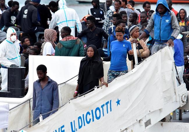 The Latest: Aid group refuses migrants from US Navy ship | iNFOnews.ca