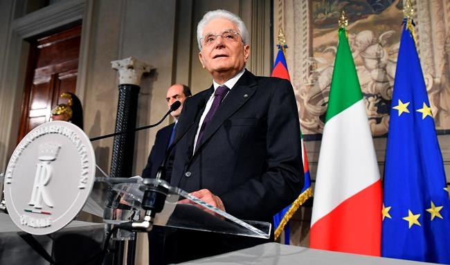 The Latest: Italy's president proposes 'neutral' government | iNFOnews.ca The Latest: Italy's president proposes 'neutral' government | iNFOnews.ca