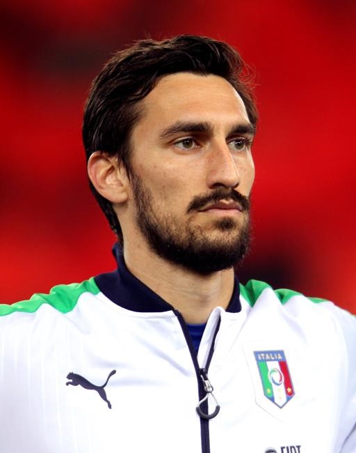 Fiorentina captain Astori found dead aged 31 before match | iNFOnews.ca
