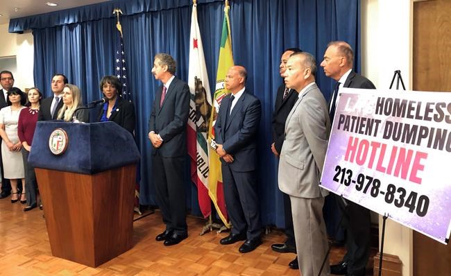 LA hospital to pay $550K in homeless patient dumping case | iNFOnews.ca