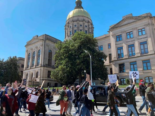 Rallies in Atlanta, nation against hate after spa shootings | iNFOnews.ca CP815194971