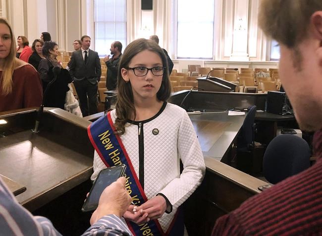 Nashua fifth-grader sworn in as New Hampshire Kid Governor | iNFOnews.ca