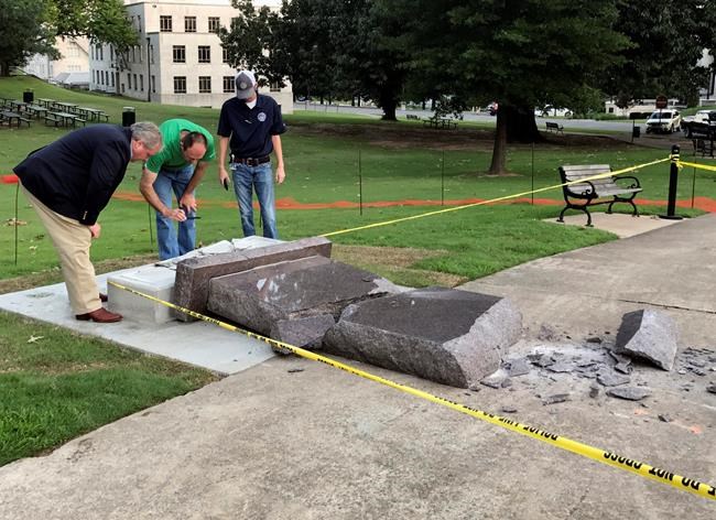 Man who destroyed Ten Commandments display ordered released | iNFOnews.ca