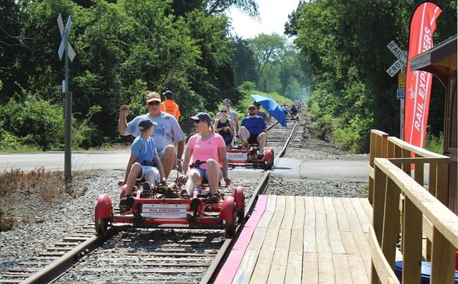 Riding the rails: Touring Rhode Island on a rail bike | iNFOnews.ca Riding the rails: Touring Rhode Island on a rail bike | iNFOnews.ca