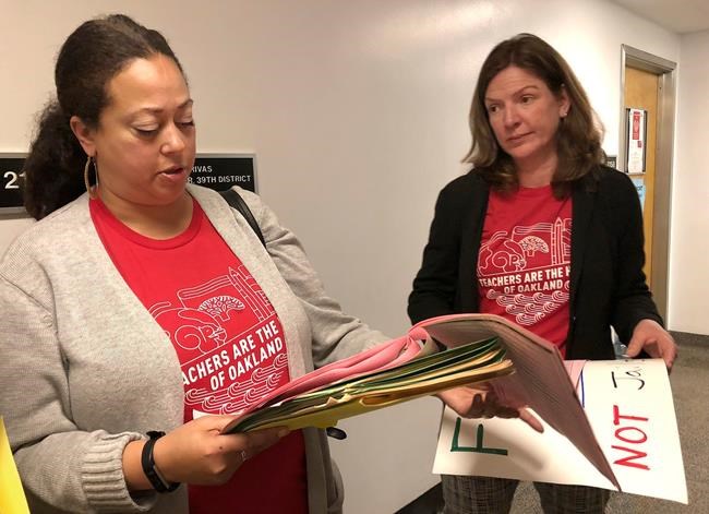 The Latest: Oakland teachers to start strike Thursday | iNFOnews.ca
