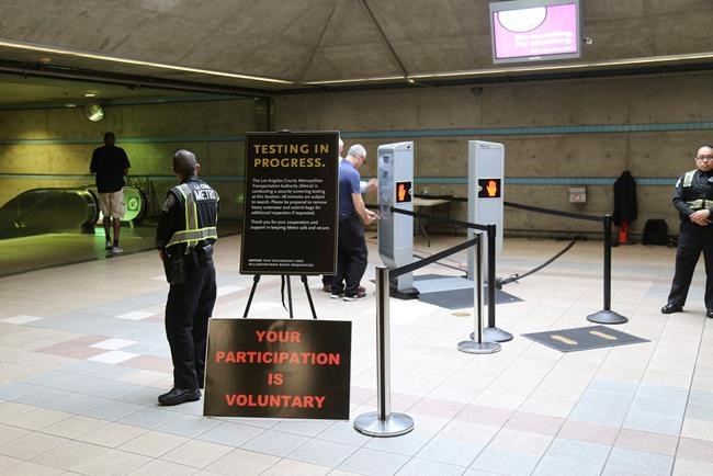 Body scanners being piloted in Los Angeles subway system | iNFOnews.ca Body scanners being piloted in Los Angeles subway system | iNFOnews.ca