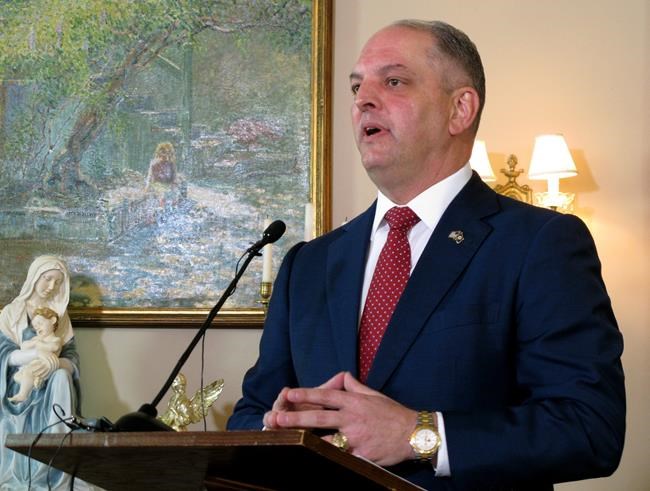 Louisiana gov: Aide resigned swiftly after harassment claim | iNFOnews.ca Louisiana gov: Aide resigned swiftly after harassment claim | iNFOnews.ca