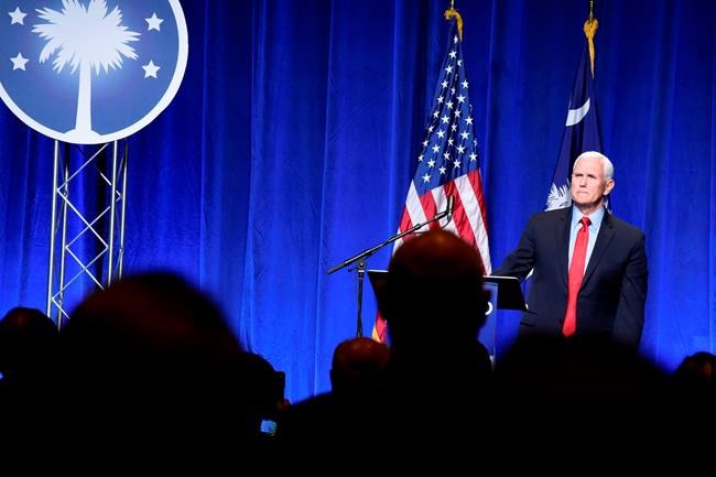 Eyeing 2024, Pence says he'll push back on 'liberal agenda' | iNFOnews.ca