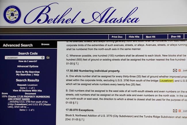 Alaska town seeks to remove offensive nickname from code | iNFOnews.ca Alaska town seeks to remove offensive nickname from code | iNFOnews.ca