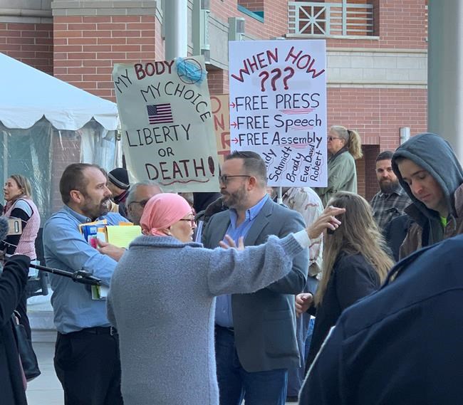 Ammon Bundy arrested after missing trial on trespass charge | iNFOnews.ca CP2125443090