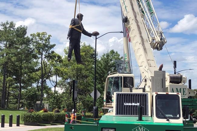 Statue of ex-Panthers owner removed from outside stadium | iNFOnews.ca
