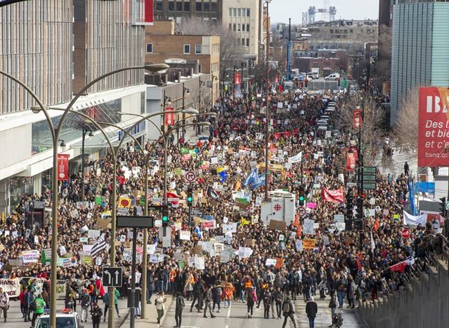 Quebec students join global marches to demand climate change action | iNFOnews.ca