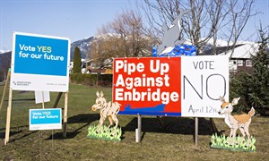 Kitimat, B.C., residents vote in Northern Gateway oil pipeline plebiscite | iNFOnews.ca CP27970325
