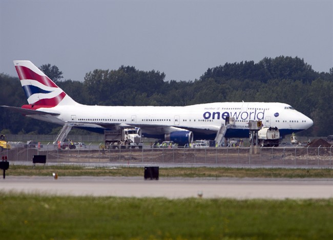 London-bound plane forced to touch down in Montreal | iNFOnews.ca CP34010584