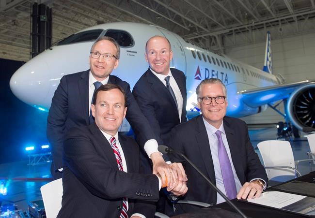 Five things to know about Bombardier's CSeries deal with Delta Air Lines | iNFOnews.ca CP805334772