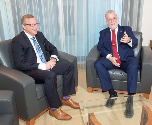 Saskatchewan Premier Brad Wall defends Energy East in Quebec | iNFOnews.ca CP1575782951