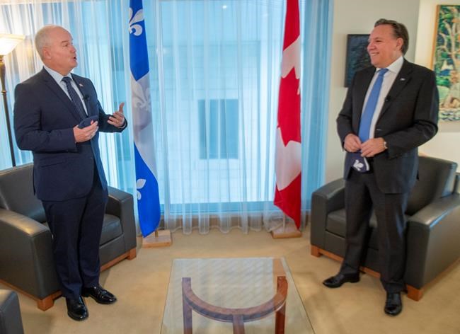 Tory leader says won't touch Quebec secularism law, supports Bill 101 expansion | iNFOnews.ca