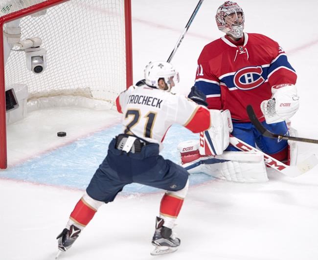 Carey Price denied record in Canadiens' 4-3 overtime loss to Panthers | iNFOnews.ca Carey Price denied record in Canadiens' 4-3 overtime loss to Panthers | iNFOnews.ca