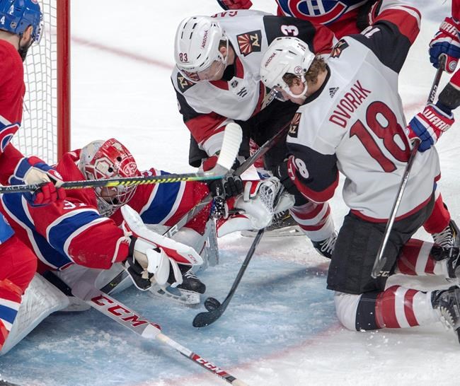 Jakob Chychrun scores in final minute to lift Coyotes over Canadiens | iNFOnews.ca Jakob Chychrun scores in final minute to lift Coyotes over Canadiens | iNFOnews.ca