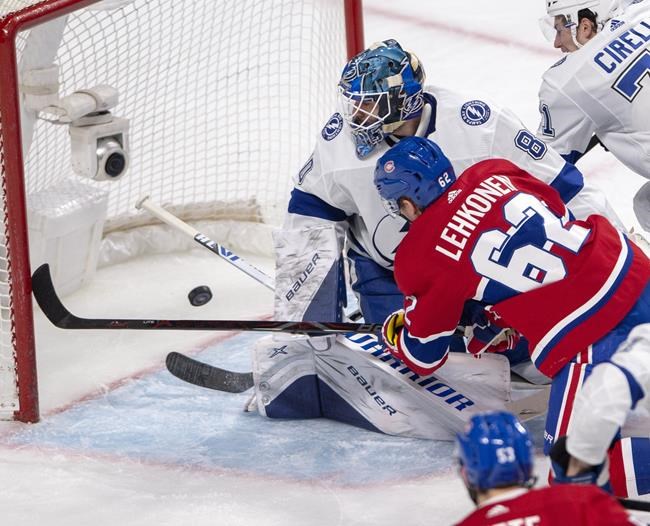 Canadiens double up Lightning 4-2 to stay in thick of playoff race | iNFOnews.ca CP664467135