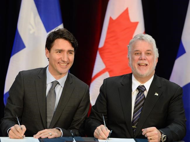 Trudeau and Couillard hopeful Ottawa will reach a deal with Bombardier | iNFOnews.ca
