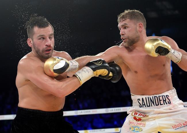 Saunders retains WBO middleweight title with one-sided win over Lemieux | iNFOnews.ca