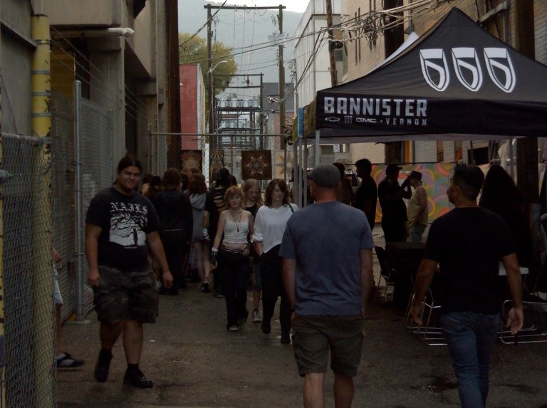 iN VIDEO: Riot on the Road Festival takes cover for stormy weather in Vernon | iNFOnews.ca