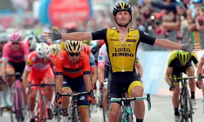 Battaglin wins 5th stage as Dennis maintains Giro lead | iNFOnews.ca Battaglin wins 5th stage as Dennis maintains Giro lead | iNFOnews.ca