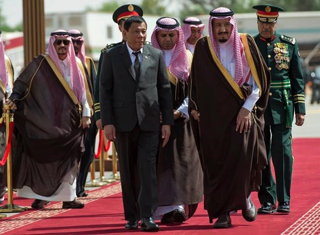 Philippine and Saudi leaders discuss labour, anti-narcotics | iNFOnews.ca Philippine and Saudi leaders discuss labour, anti-narcotics | iNFOnews.ca