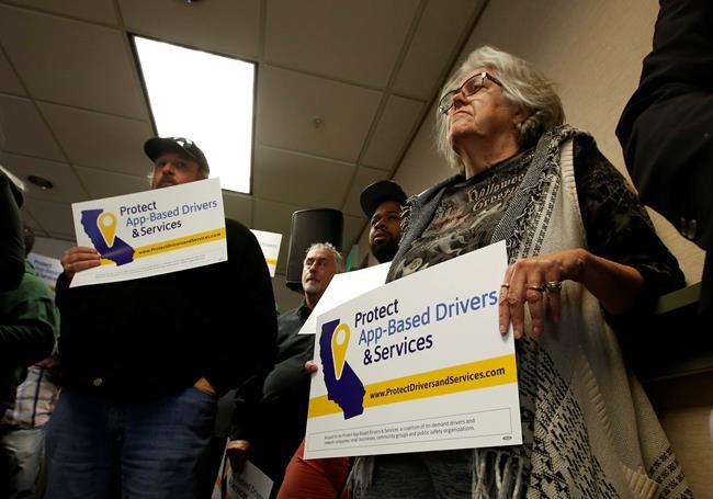 Lyft, Uber will ask California voters to block employee law | iNFOnews.ca CP1658485770