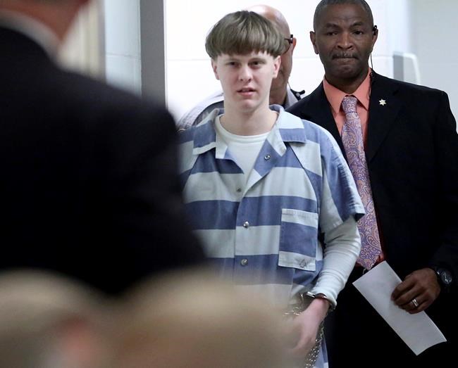 White supremacist appeals death penalty in church massacre | iNFOnews.ca