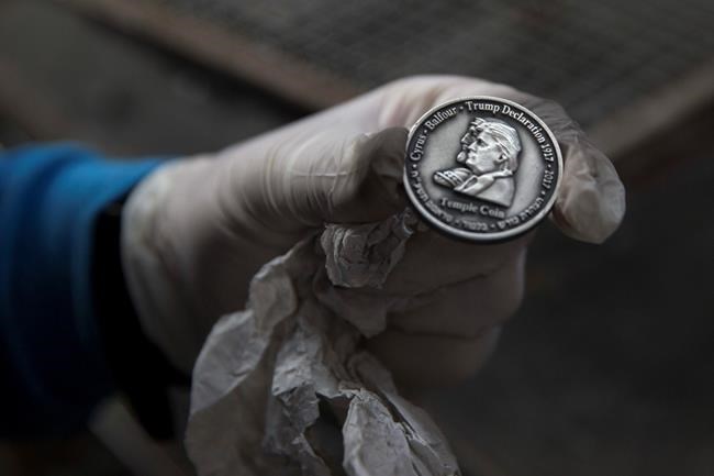 Israel group mints Trump coin to honour Jerusalem recognition | iNFOnews.ca Israel group mints Trump coin to honour Jerusalem recognition | iNFOnews.ca
