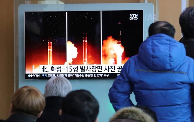 Seoul: N. Korea's new missile could reach Washington | iNFOnews.ca